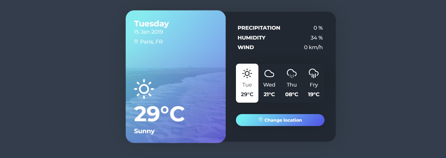 Angular Weather App